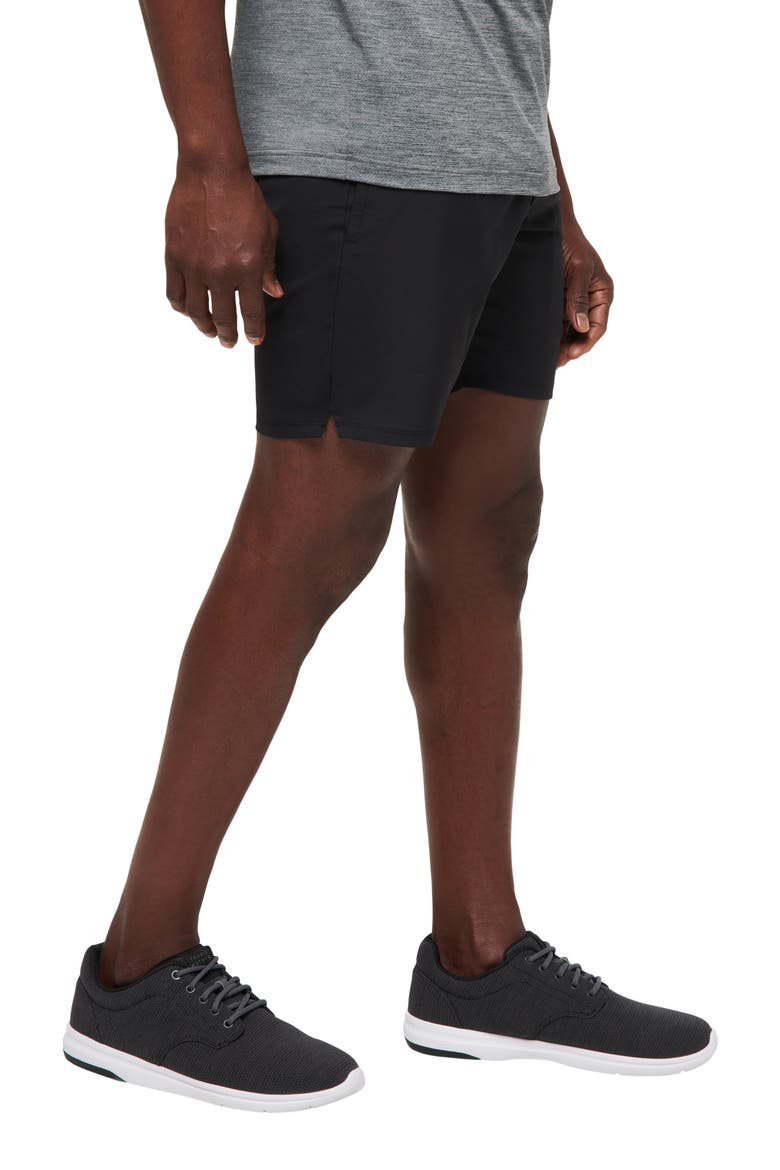 Wanderlust Ripstop Shorts, Alternate, color, BLACK