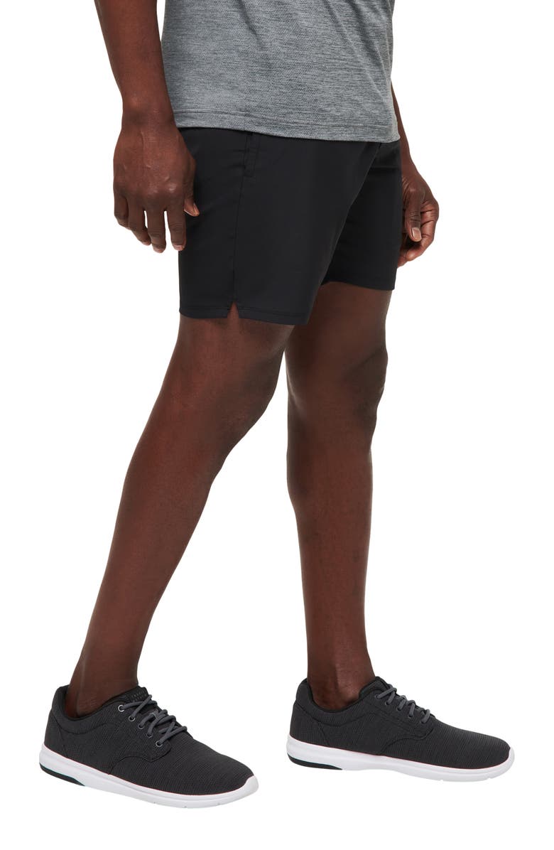 TravisMathew Wanderlust Ripstop Shorts, Alternate, color, Black
