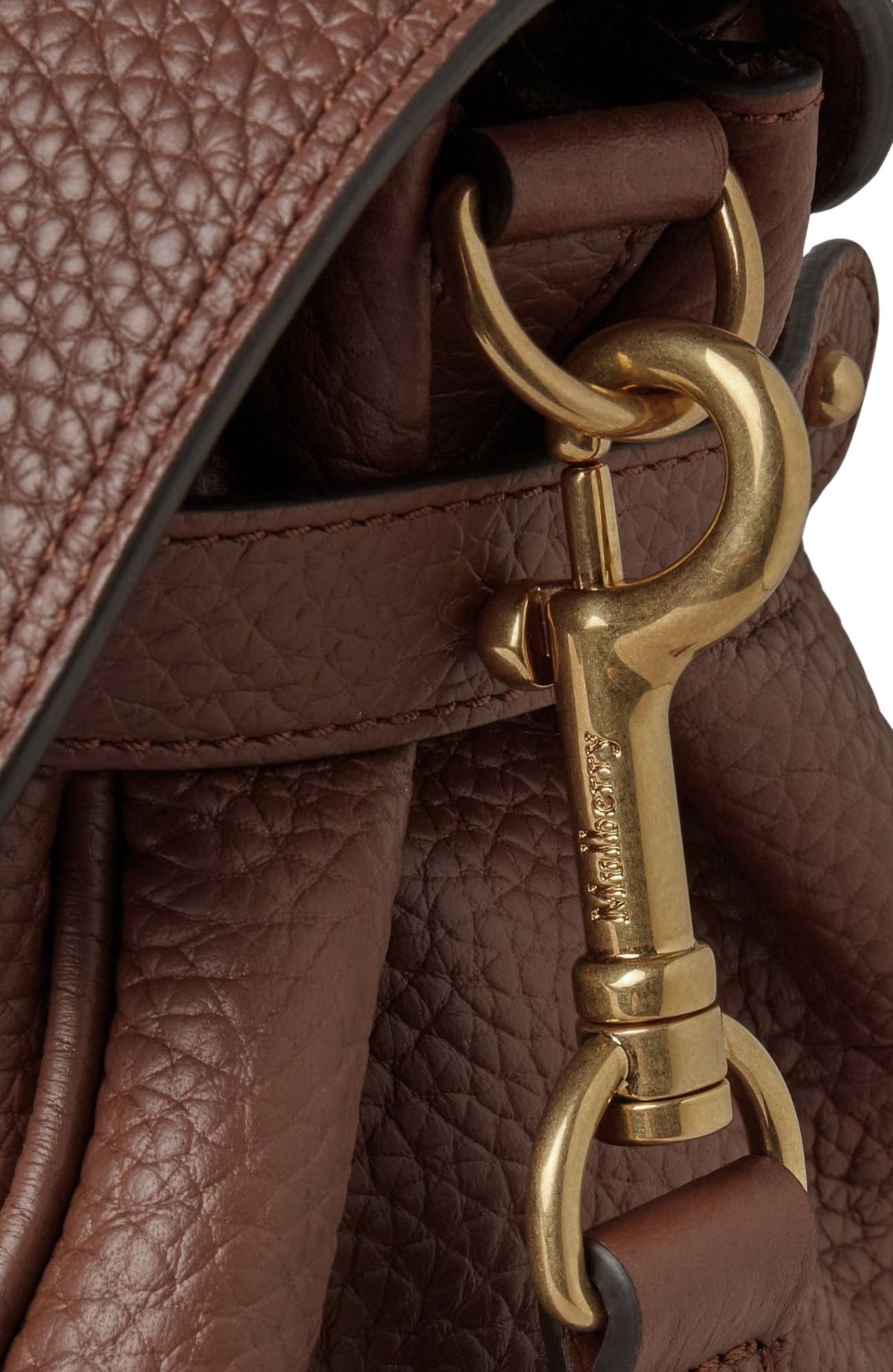 Mulberry Alexa Leather Satchel, Alternate, color, Bright Oak