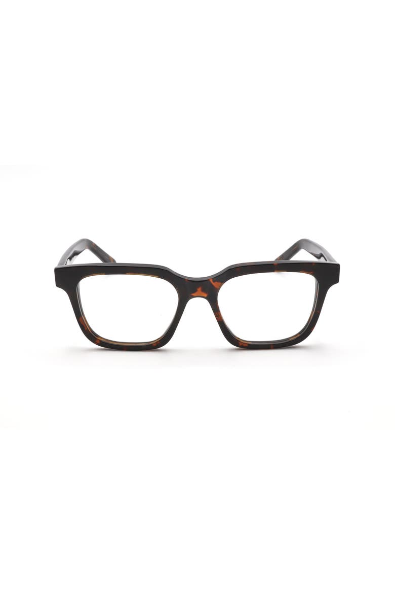 51mm Square Optical Glasses, Main, color, HAVANA