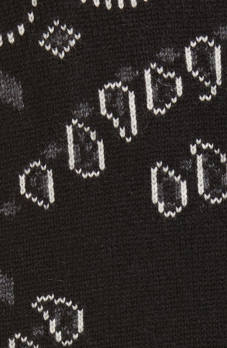 Alanui Icon Bandana Jacquard Cashmere Cardigan, Alternate, color, 