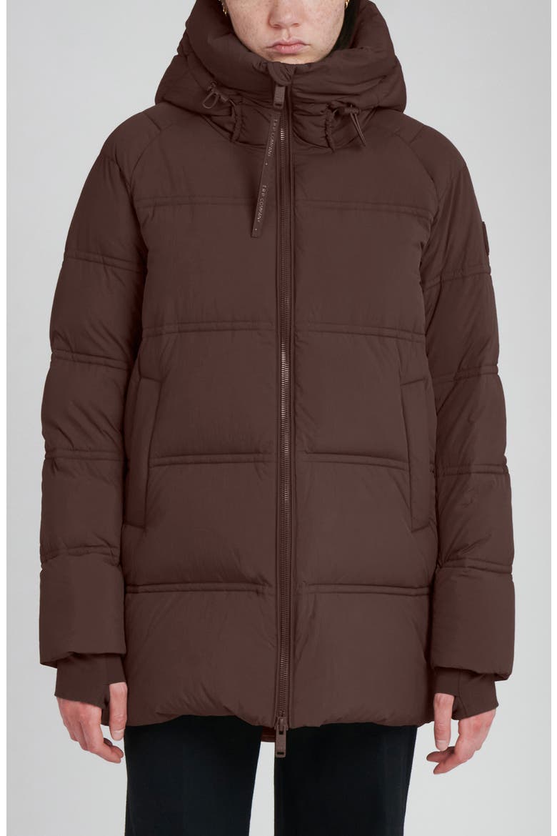 Orva Water Resistant Hooded Down Puffer Jacket video
