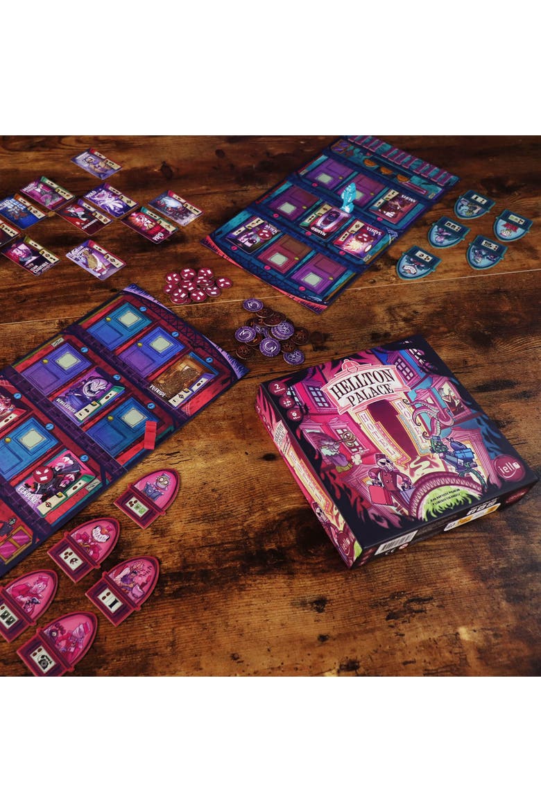 Hellton Palace Strategic Board Game, Alternate, color, Multicolored