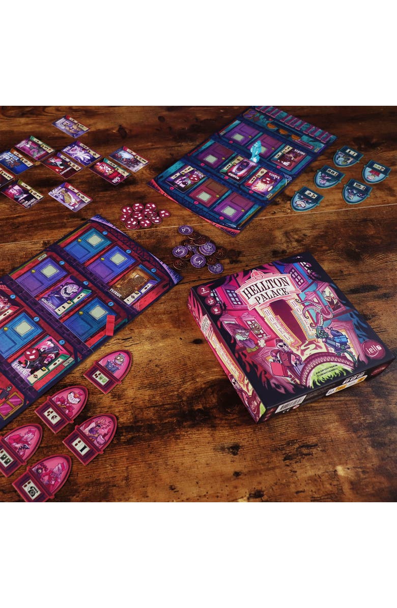 IELLO Hellton Palace Strategic Board Game, Alternate, color, Multicolored