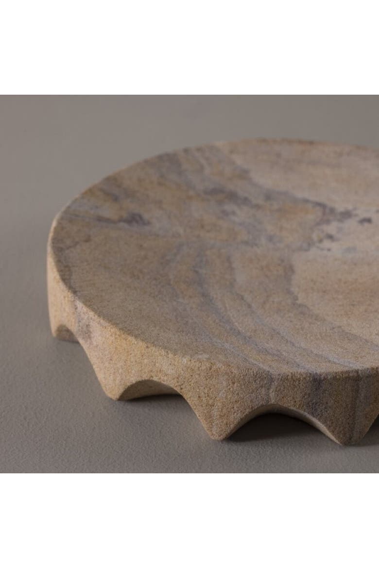 Rainbow Sandstone Trinket Dish, Alternate, color, Rainbow