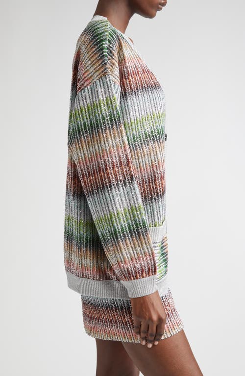Missoni Metallic Zigzag Cardigan