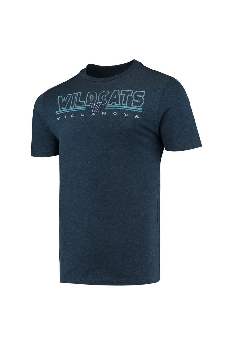 Men's Concepts Sport Heathered Charcoal/Navy Villanova Wildcats Meter T-Shirt & Pants Sleep Set, Alternate, color, Heather Charcoal