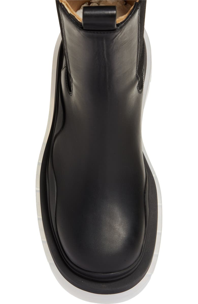 Bottega Veneta BV Tire Clear Sole Chelsea Boot, Alternate, color,