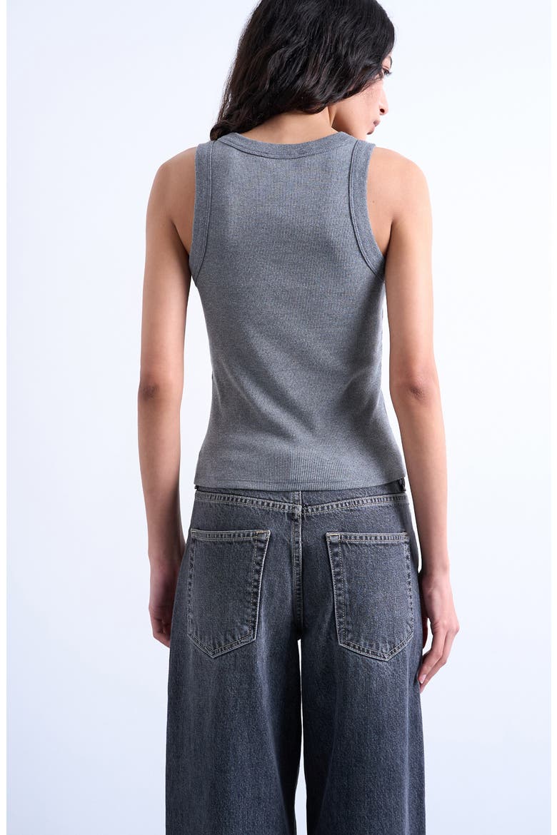 Rib Tank, Alternate, color, GREY