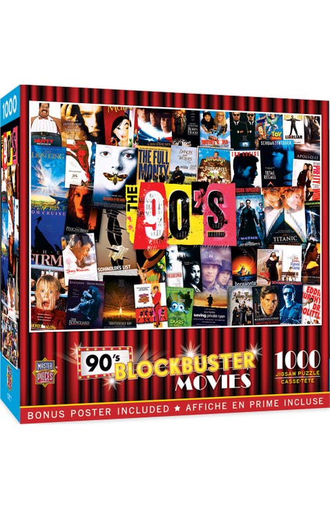 90's Blockbusters 1000 Piece Puzzle