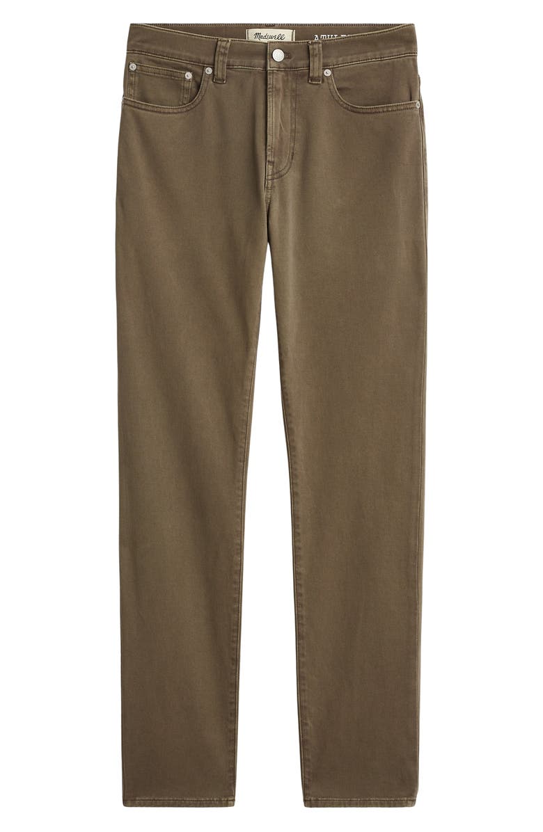 Madewell The Athletic Allday Slim Pants, Alternate, color, Driftwood Brown