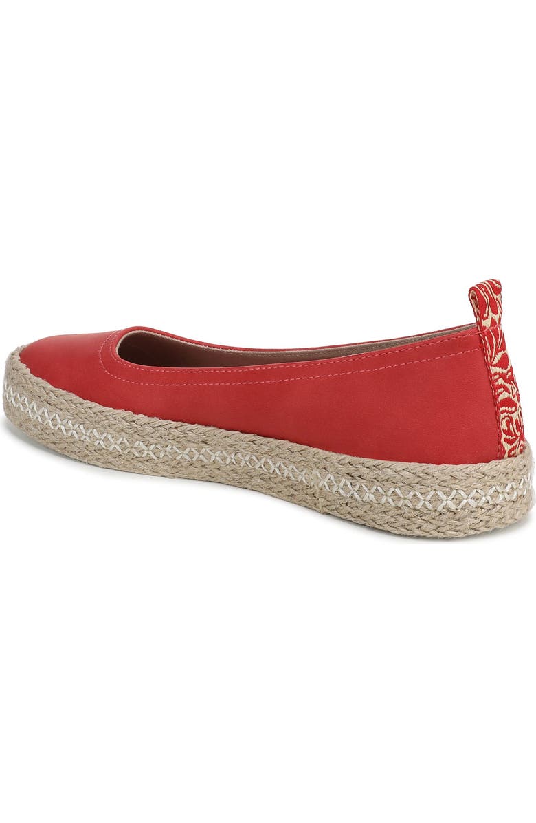 Blowfish Malibu Benita Espadrille Flat, Alternate, color, Red Suede