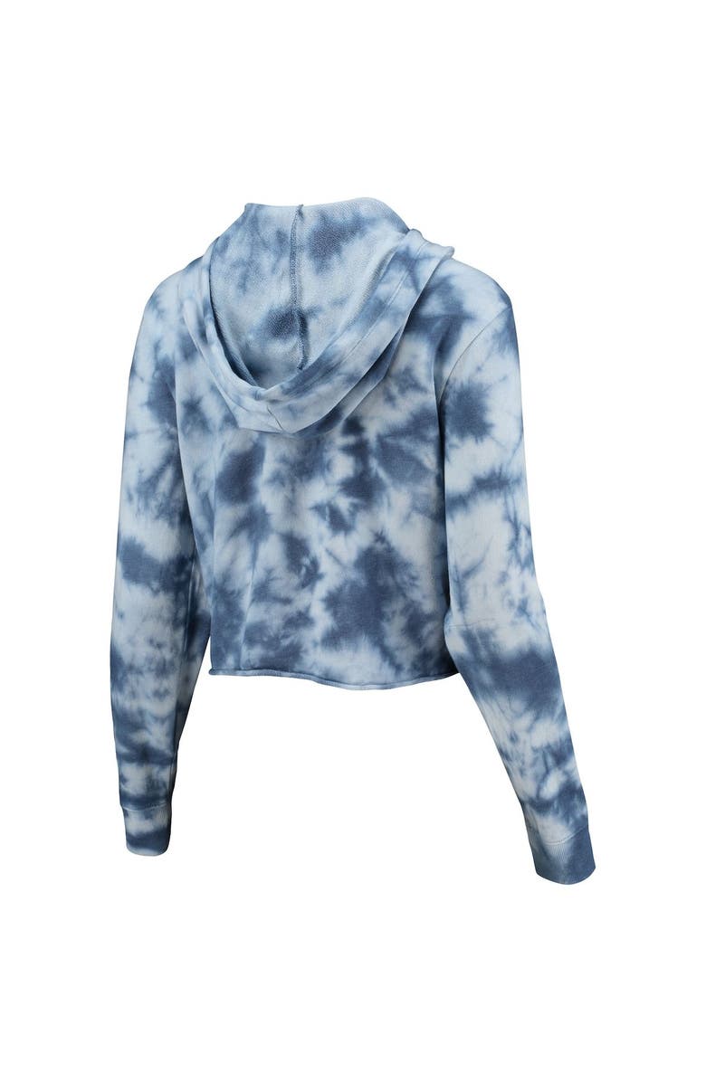 ALTERNATIVE APPAREL Women's Alternative Apparel Heathered Royal THE PLAYERS Tie-Dye Cropped Pullover Hoodie, Alternate, color, Heather Royal