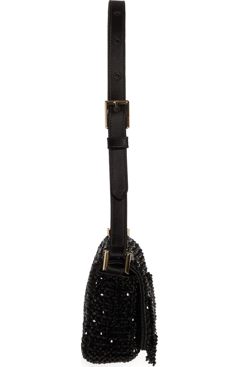 Jimmy Choo Mini Avenue Beaded Shoulder Bag, Alternate, color,
