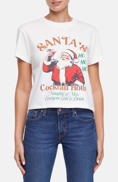 Santa's Cocktail Hour T-shirt