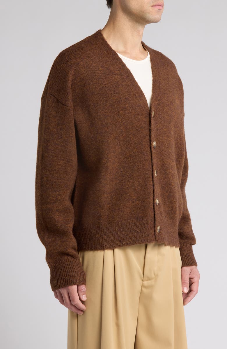 Elwood Mitford Hound V-Neck Graphic Cardigan, Alternate, color, 