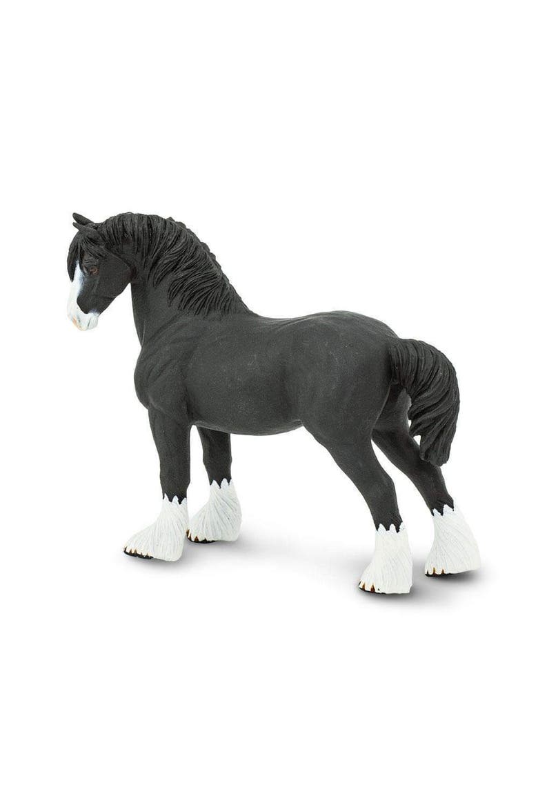 Shire Stallion Horse Toy, Main, color, None