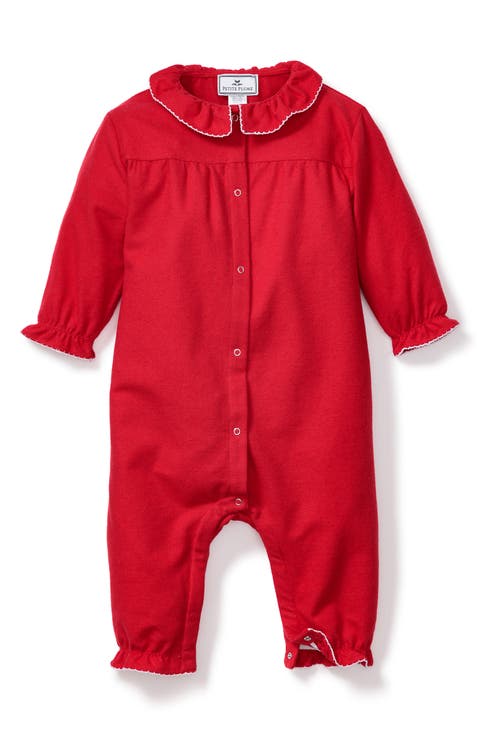 Madeline Brushed One-Piece Flannel Pajamas (Baby)