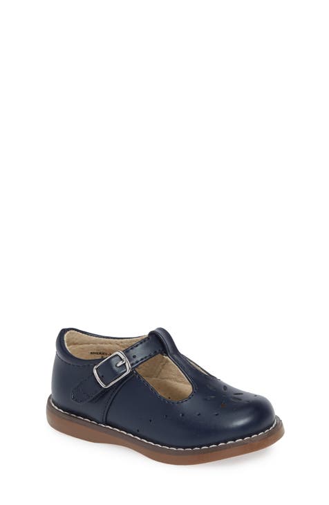 Little girl navy blue dress shoes hotsell