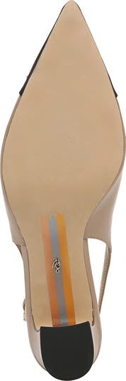 Willette Slingback Pointed Cap Toe Pump