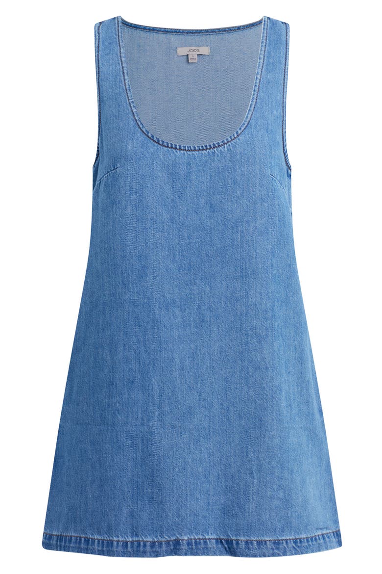 The Scoop Neck Denim Minidress, Alternate, color, NOTABLE