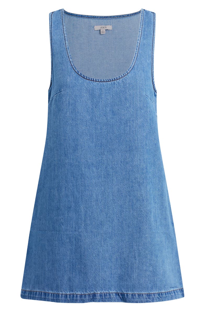 Joe's The Scoop Neck Denim Minidress, Alternate, color, Notable