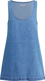 Joe's The Scoop Neck Denim Minidress