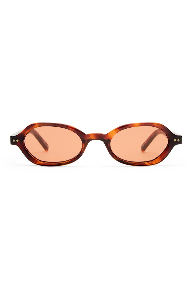 Gender Inclusive Foundry 52mm Rectangular Sunglasses, Main, color, TORT