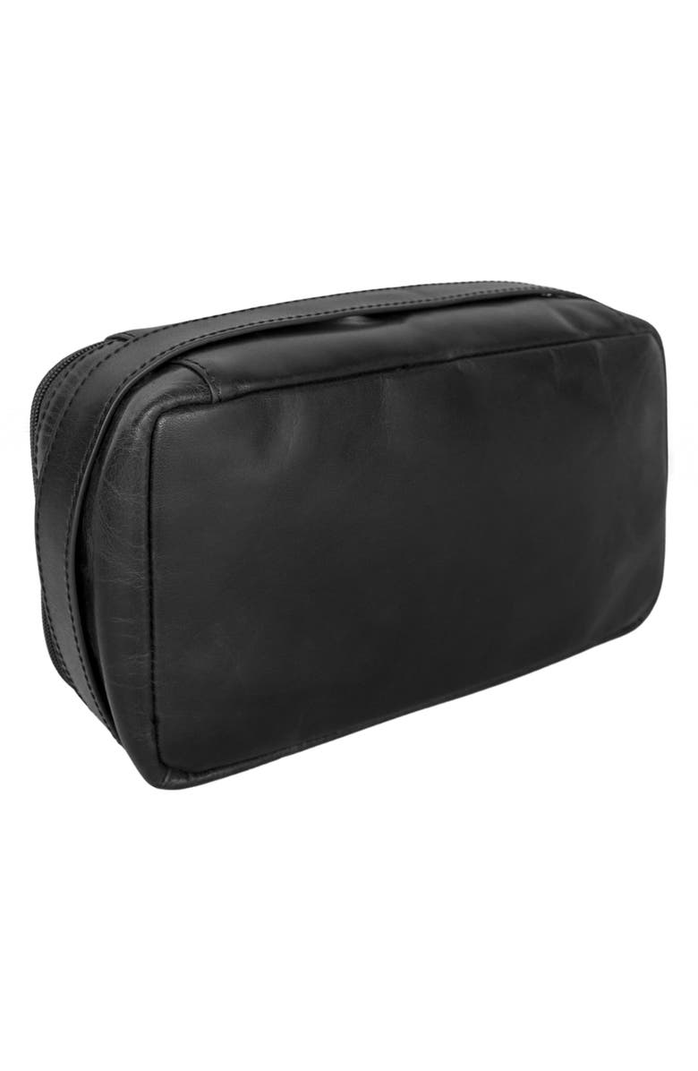 Mancini Buffalo Collection Classic Toiletry Kit, Alternate, color, Black