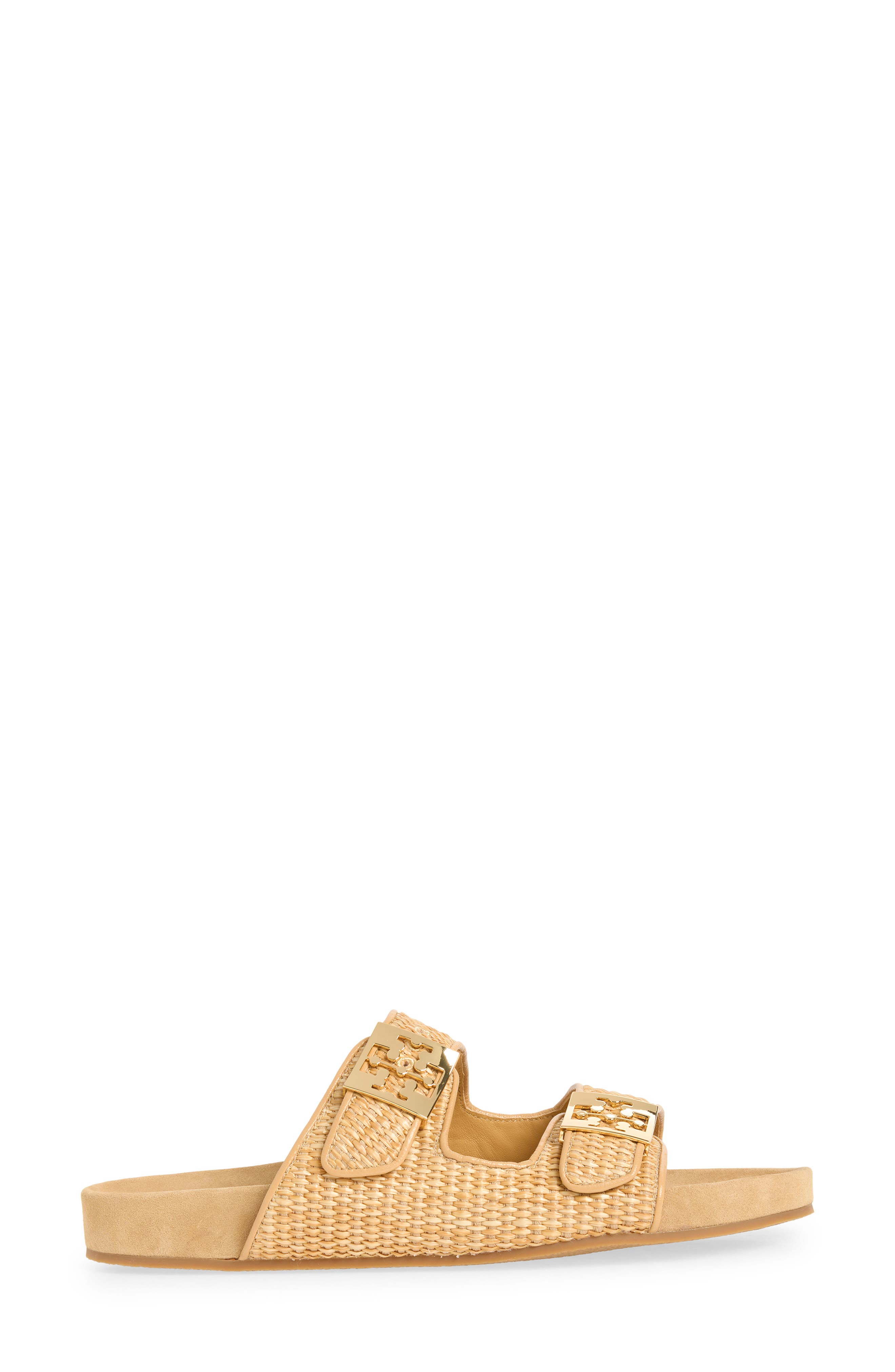 Tory Burch Mellow Slide Sandal, Alternate, color, Light Camel / Light Teak