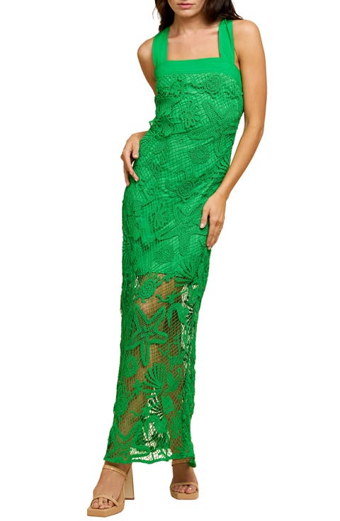 Krystina Crochet Maxi Dress