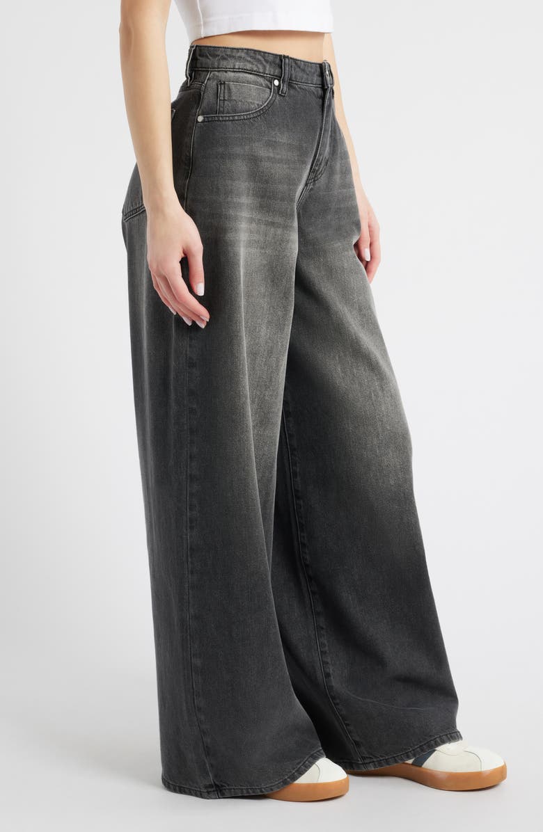 PTCL Vale High Waist Ultrabaggy Wide Leg Jeans, Alternate, color, Grey Wash