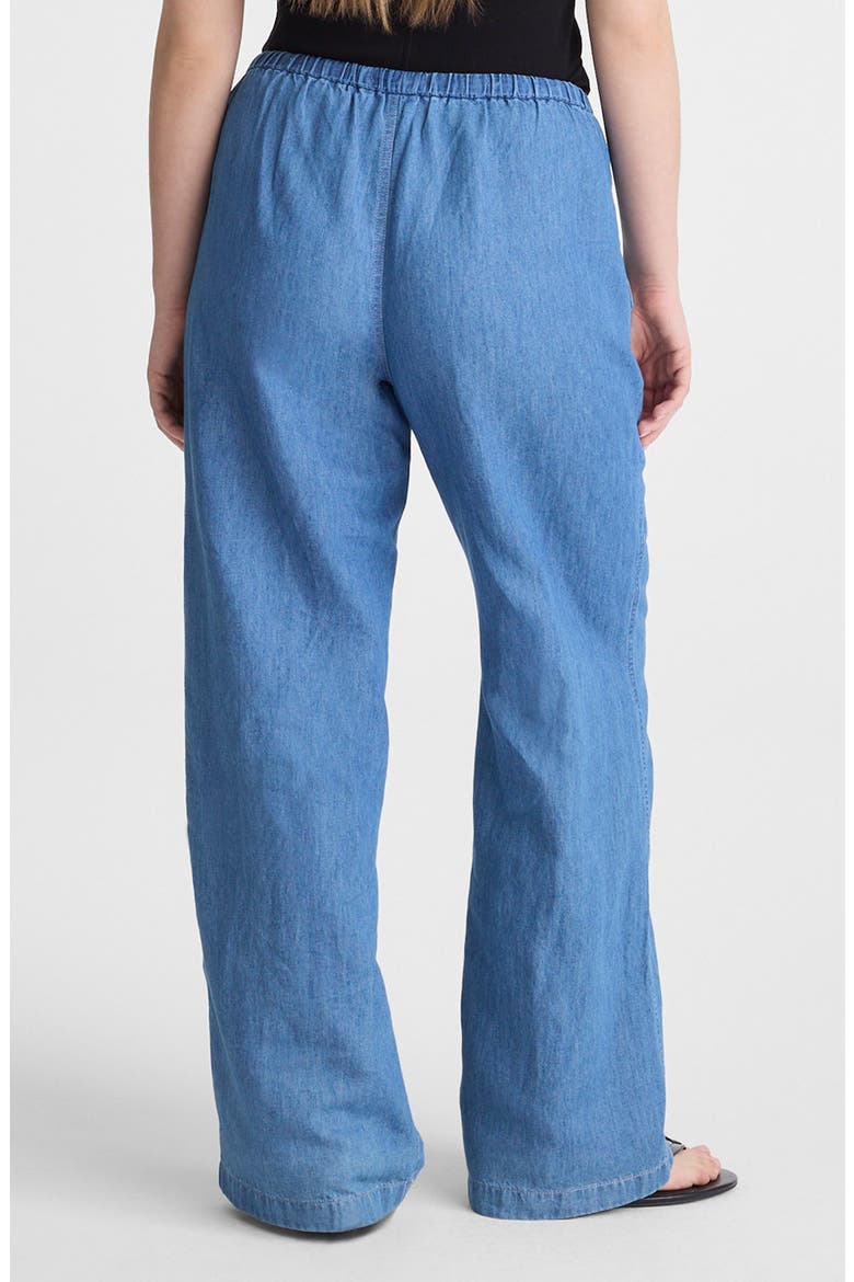 Denim Pull-On Pants, Alternate, color, IRVING WASH