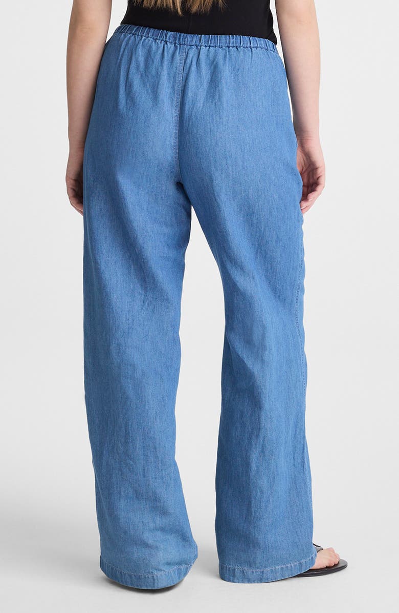 Madewell Denim Pull-On Pants, Alternate, color, Irving Wash