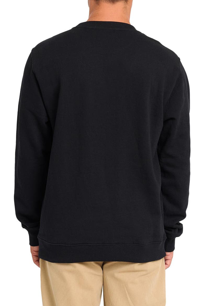 All Day Crewneck Sweatshirt, Alternate, color, BLACK
