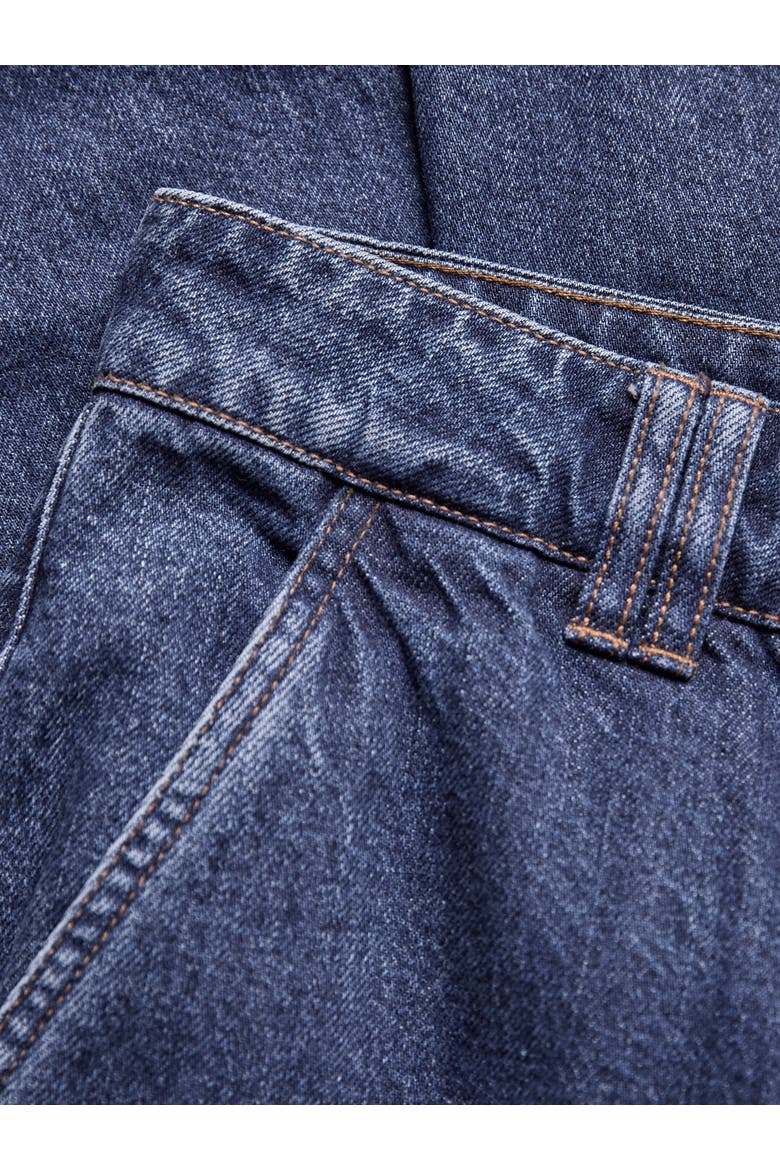 Crop Wide Leg Trousers, Alternate, color, Indigo Mid Wash