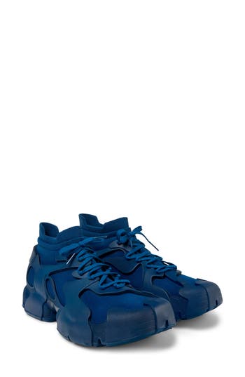 Camperlab Tossu Mixed Media Sneaker In Blue