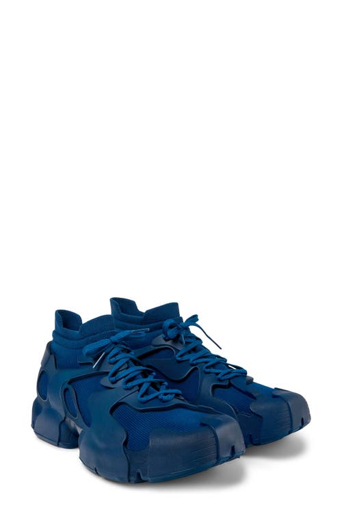 Camperlab Tossu Mixed Media Sneaker In Navy