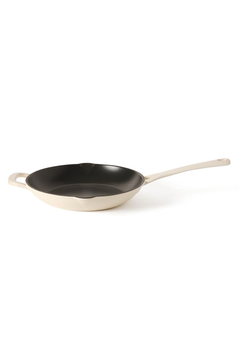 Gatwick Enameled Cast Iron Skillet, Oven Safe, Main, color, Matte Black