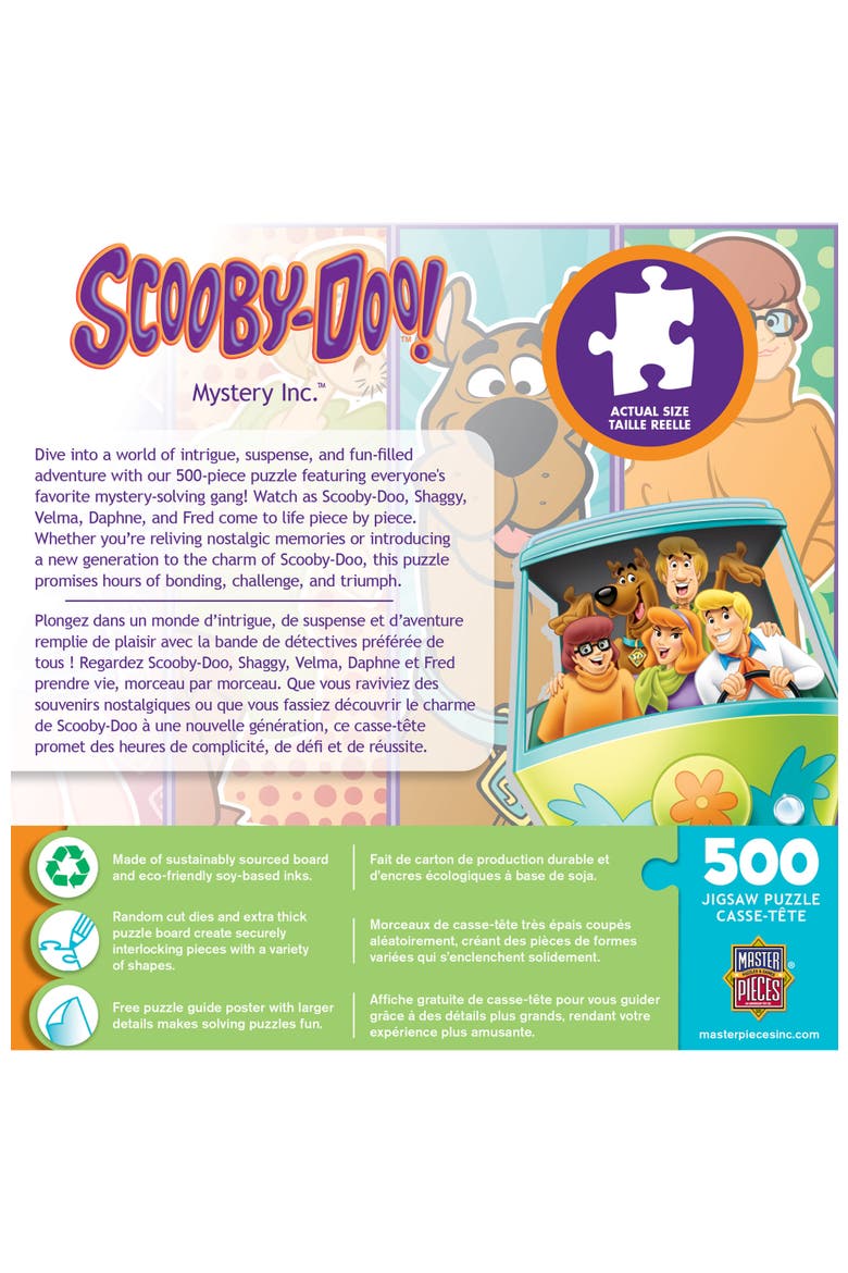 Scooby-Doo! Mystery Inc 500 Piece Puzzle, Alternate, color, Multicolor