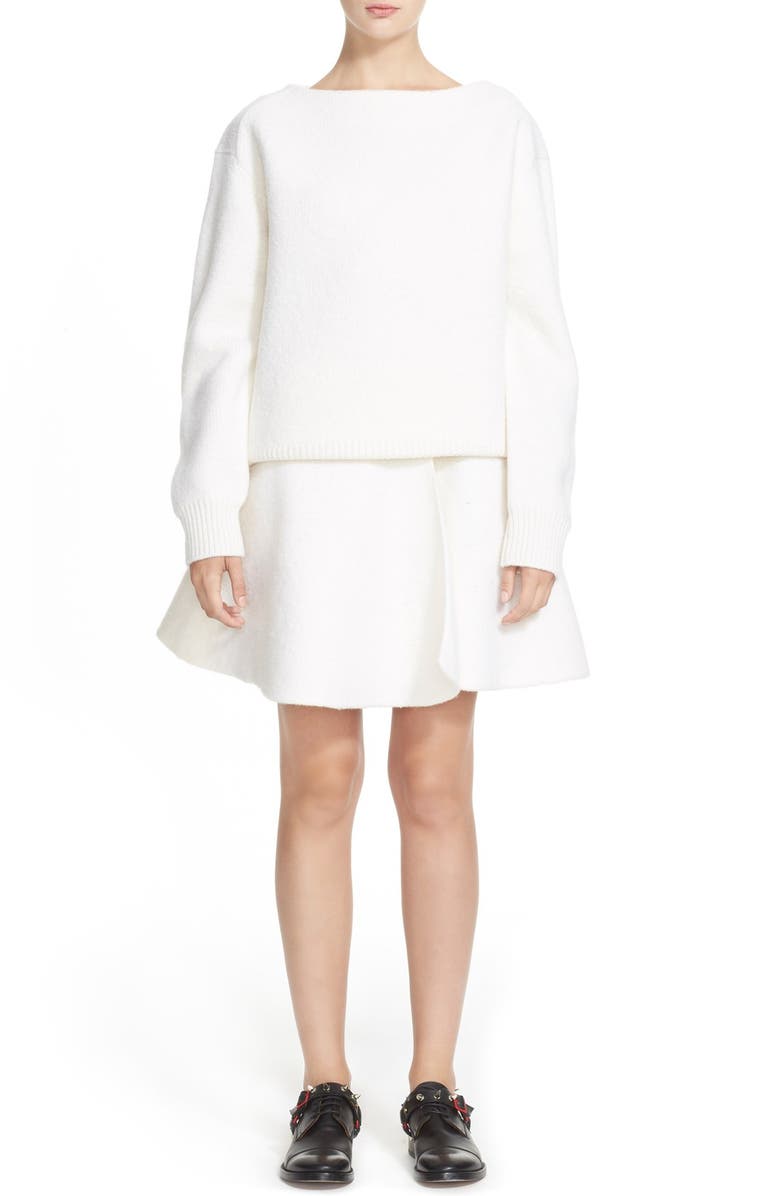 Acne Studios Perla Boiled Full Skirt, Alternate, color,