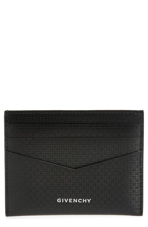 Givenchy 4G Embossed Calfskin Card Holder in 001-Black  product