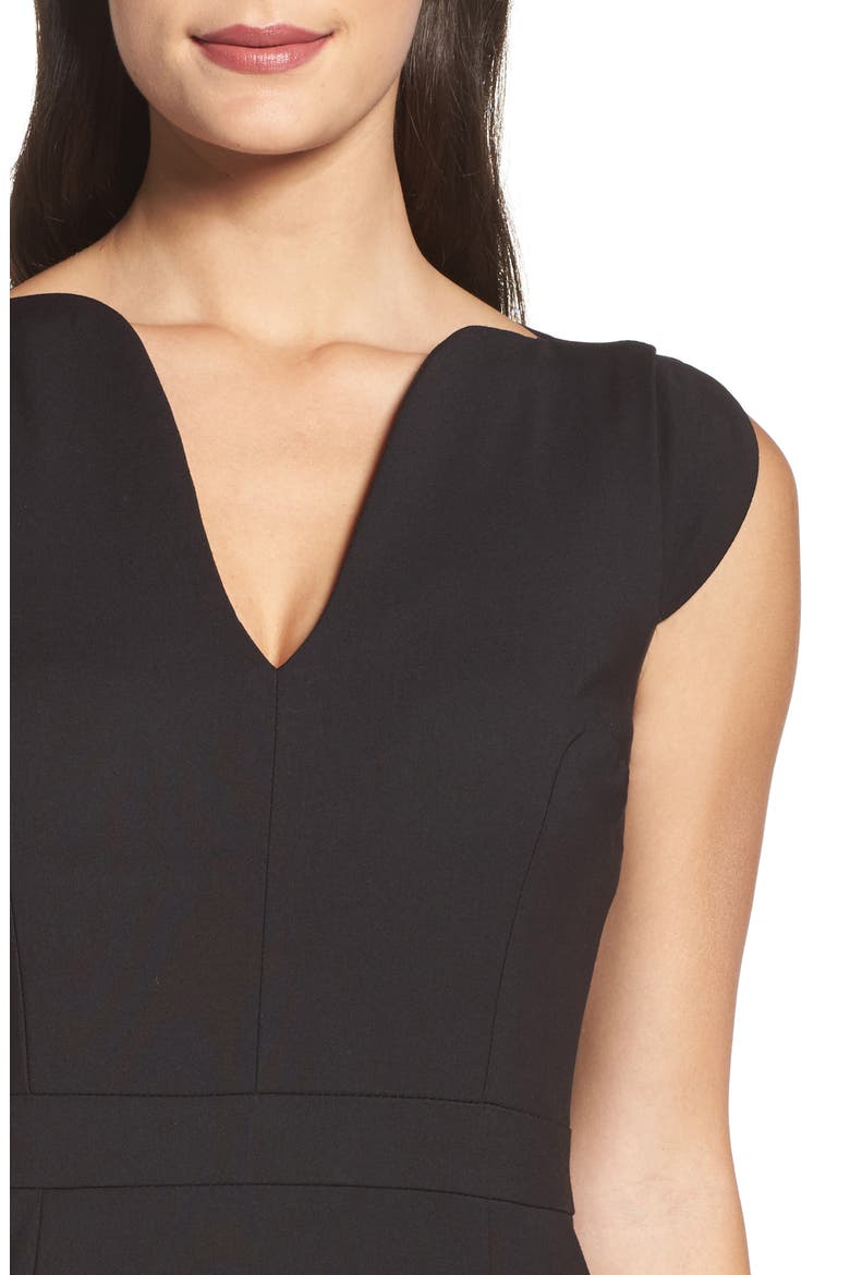 'Lolo' Stretch Sheath Dress, Alternate, color, BLACK