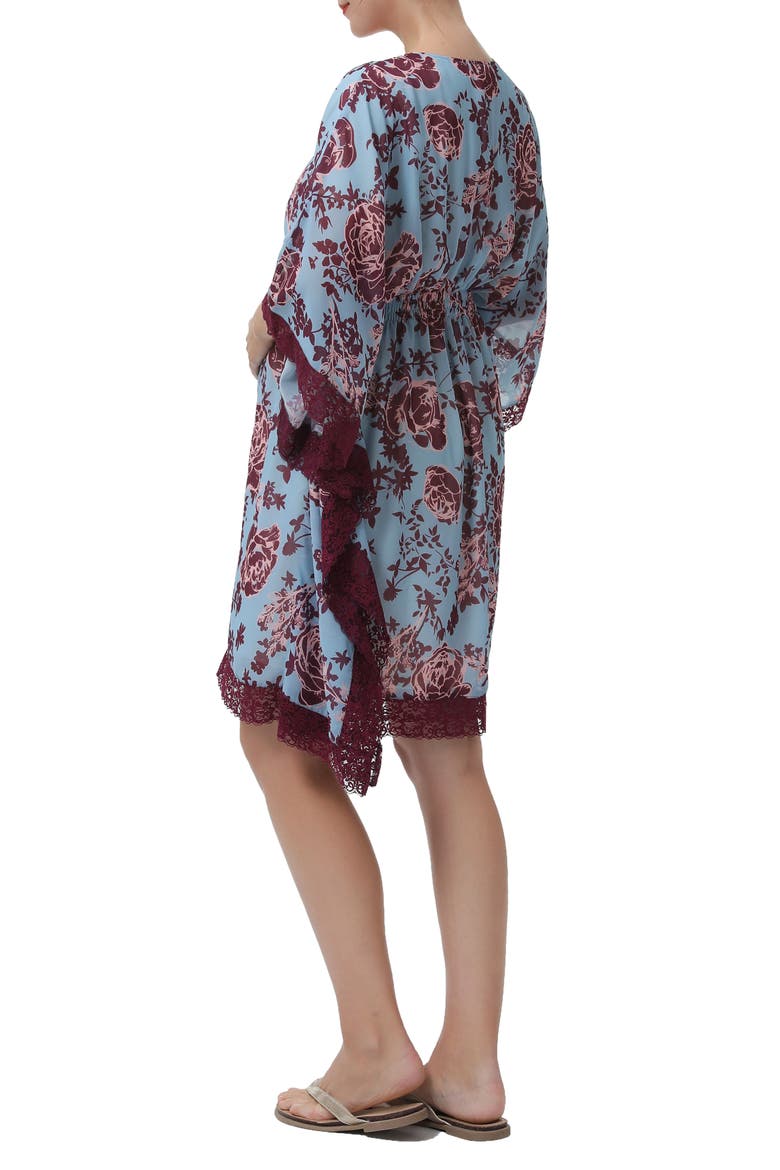 Ariana Boho Maternity Dress, Alternate, color, BLUE
