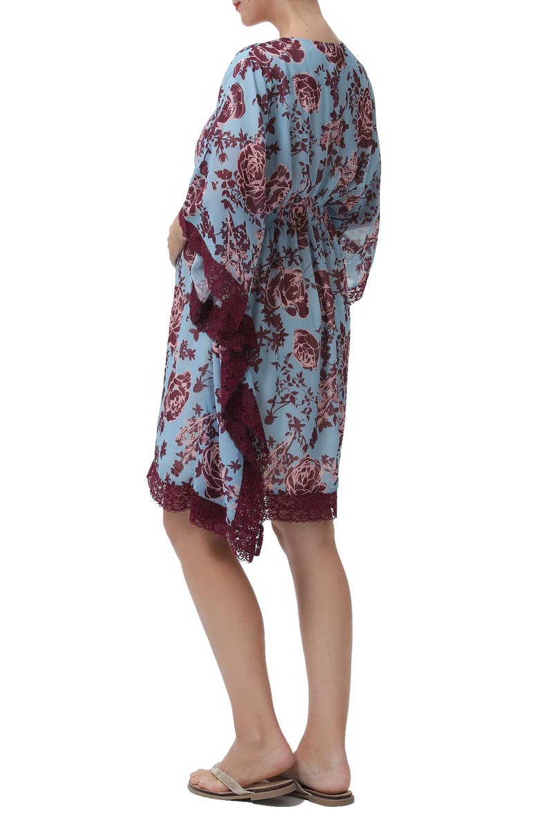 Kimi and Kai Ariana Boho Maternity Dress, Alternate, color, Blue