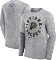 FANATICS Men's Fanatics Heather Gray Indiana Pacers NBA Hoops for Troops Long Sleeve T-Shirt