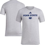 adidas Men's adidas Gray Penn State Nittany Lions Wordmark Polyester T-Shirt