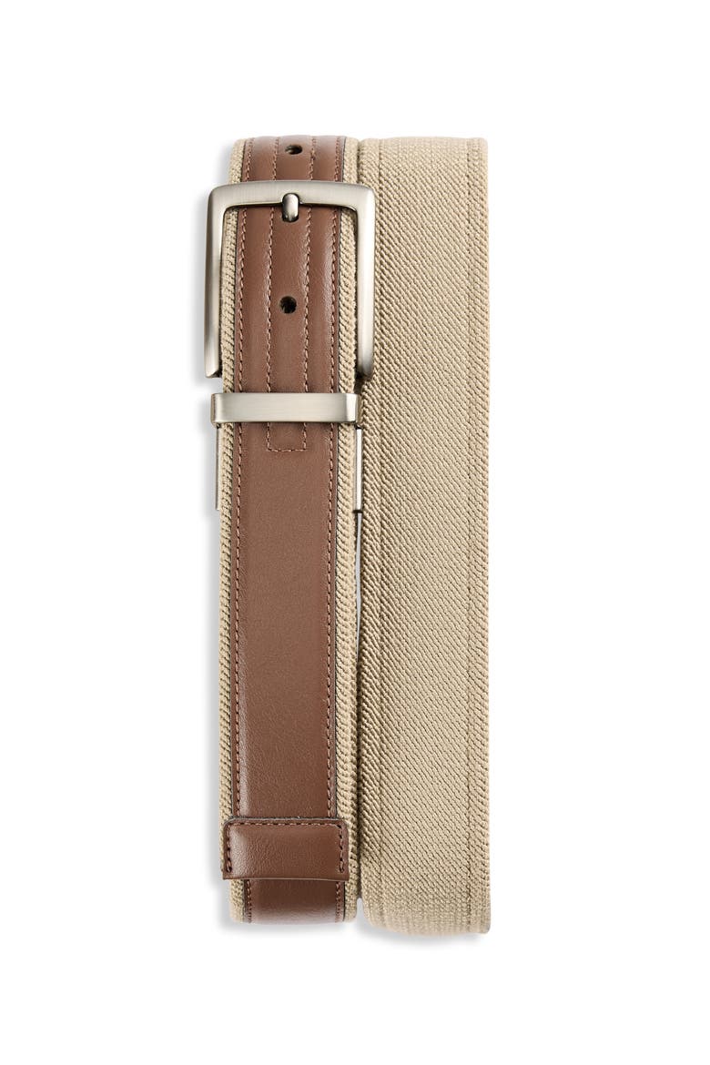 Big & Tall Reversible Belt, Main, color, BROWN