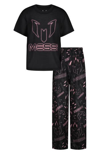 Messi Kids' Graphic Short Sleeve T-shirt & Pants Set