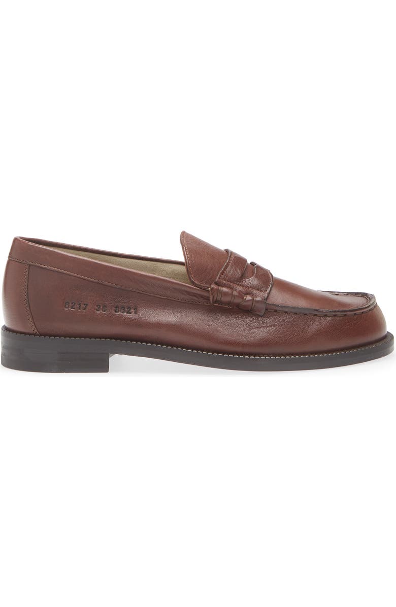Common Projects Soft Penny Loafer, Alternate, color, Brown